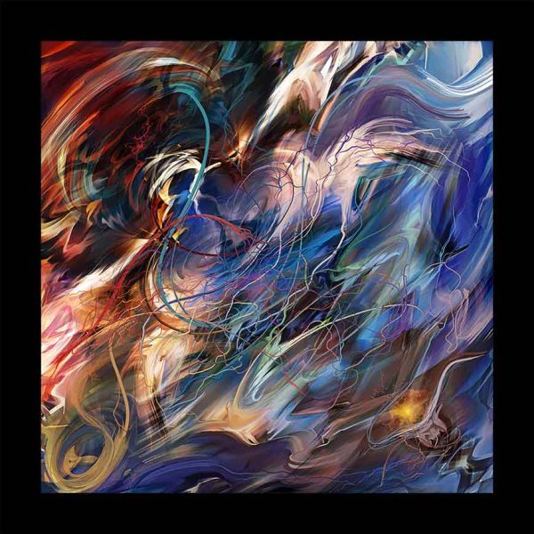 Supernova 2141: Source of Life Abstract Mindfulness Art for Space Travelers Hot on Sale