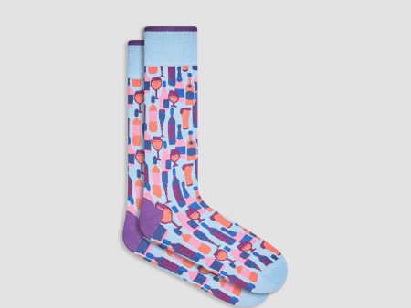 Wine Bar Mid-Calf Socks Online now