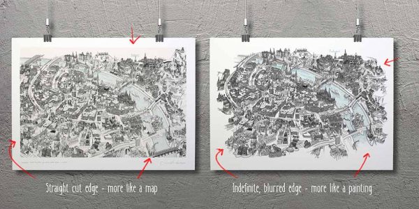 Budapest Art Map - Black and White For Cheap