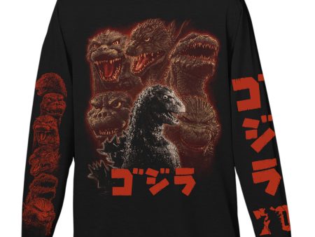 GODZILLA: 70TH ANNIVERSARY - LONG SLEEVE SHIRT Discount