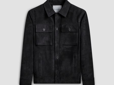 Suede Shirt Jacket Hot on Sale