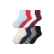 Women s Modern Rib Quarter Sock 8-Pack Online now