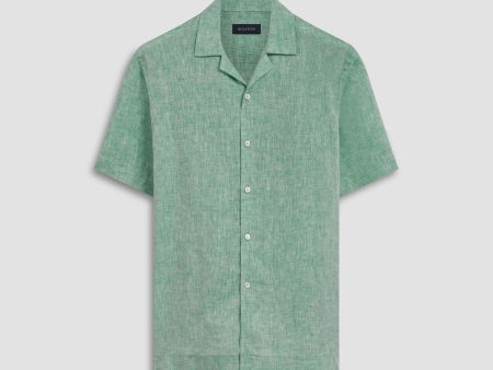 Jackson Solid Short Sleeve Linen Shirt Online Sale