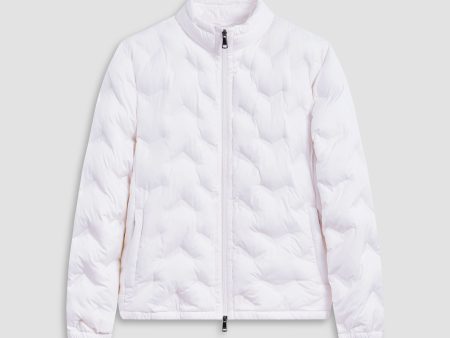 Chevron Quilted Puffer Jacket Cheap