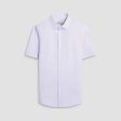 Miles Geometric OoohCotton Short Sleeve Shirt For Cheap