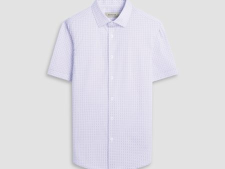 Miles Geometric OoohCotton Short Sleeve Shirt For Cheap