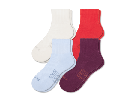 Women s Modern Rib Quarter Sock 4-Pack Sale