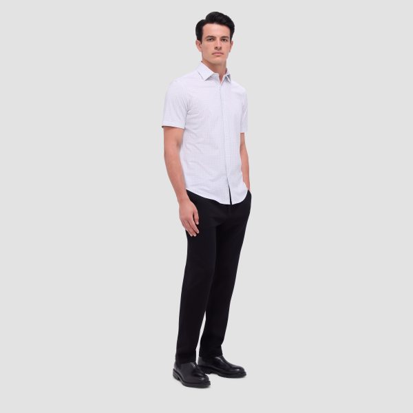 Miles Geometric OoohCotton Short Sleeve Shirt For Cheap