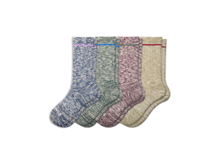 Men s Slub Calf Sock 4-Pack Online Sale