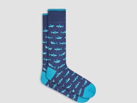 Sharks Mid-Calf Socks Fashion