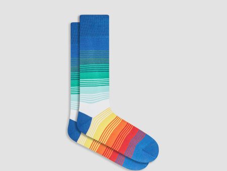 Color Block Striped Mid-Calf Socks For Discount