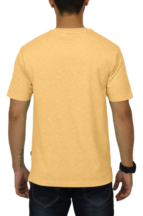 Men s Round Neck T-shirt - Banana Heather Supply