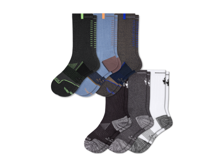 Men s Running Calf Sock 6-Pack Online now