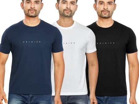 Men s Pack of 3 T-Shirts - Navy   White   Black Online now