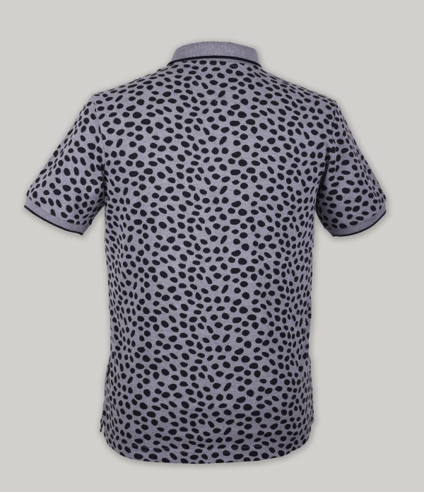 Leopord Print Pique Polo Hot on Sale