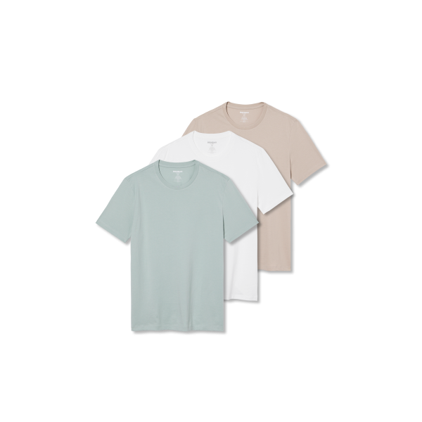 Men s Pima Cotton Crew Neck T-Shirt 3-Pack Supply