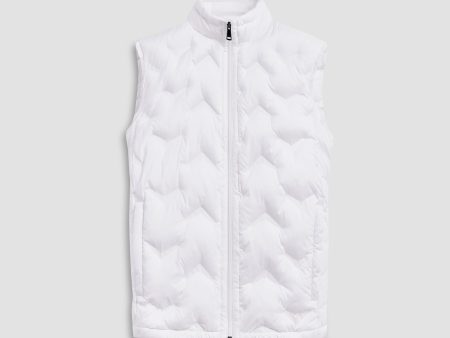 Chevron Quilted Puffer Vest Hot on Sale