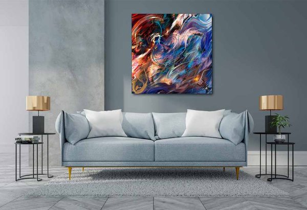 Supernova 2141: Source of Life Abstract Mindfulness Art for Space Travelers Hot on Sale