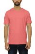 Men s Round Neck T-shirt - Banana Heather Supply