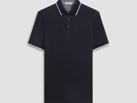 Contrast Three Button Polo For Discount