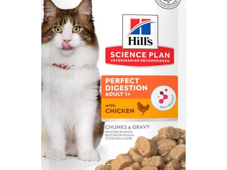 Hill s Science Plan Perfect Digestion Adult Cat Wet Food Chicken 85g For Sale