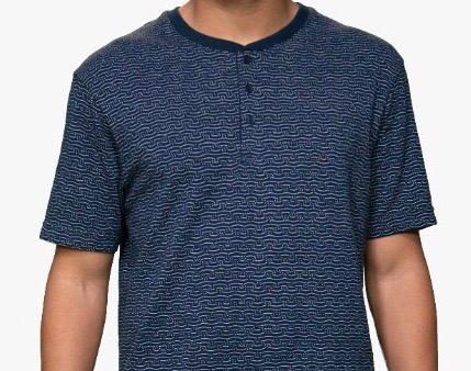 Jacquard Henley For Discount