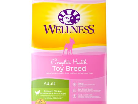 Wellness Toy Breed Complete Health Adult Deboned Chicken, Brown Rice & Peas Recipe Dry Dog Food Sale