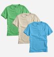 Men s Pack of 3 T-Shirts - Fairway Heather | Warm Sand Heather | Blue Moon Heather For Cheap