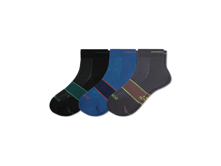 Men s Running Quarter Sock 3-Pack Fashion