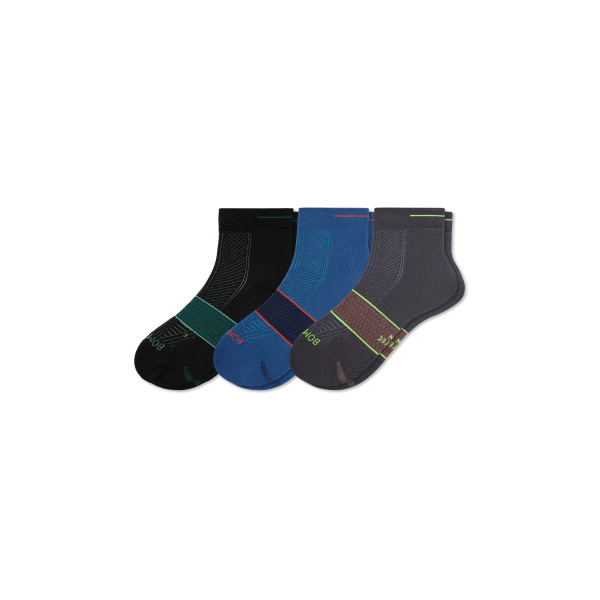 Men s Running Quarter Sock 3-Pack Fashion