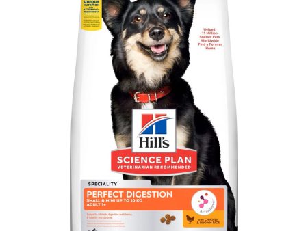 Hill s Science Plan Perfect Digestion Adult Dog Dry Food Small & Mini with Chicken &Brown Rice 6kg For Cheap