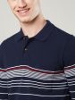 Men s Long-Sleeve Striped Piqué Polo Shirt Online Sale