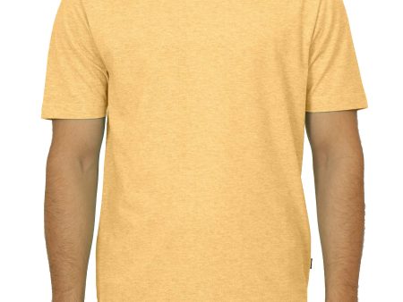 Men s Round Neck T-shirt - Banana Heather Supply