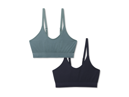 Women s Seamless Scoop Bralette 2-Pack Online now