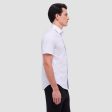 Miles Geometric OoohCotton Short Sleeve Shirt For Cheap