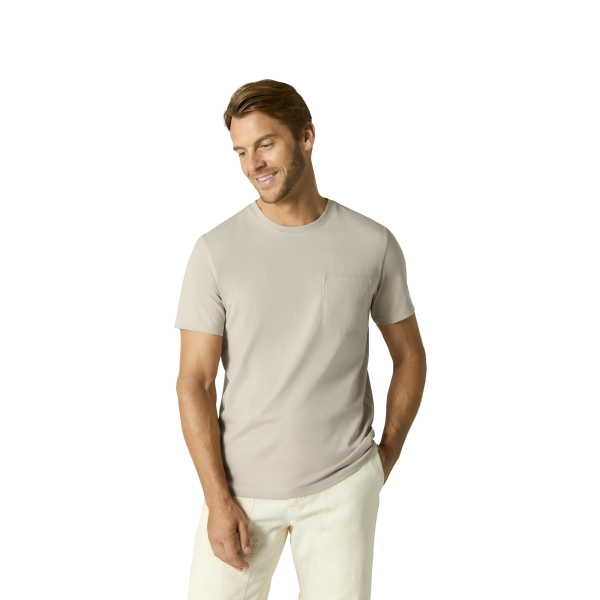 Men s Pima Cotton Pocket Crew Neck T-Shirt Cheap