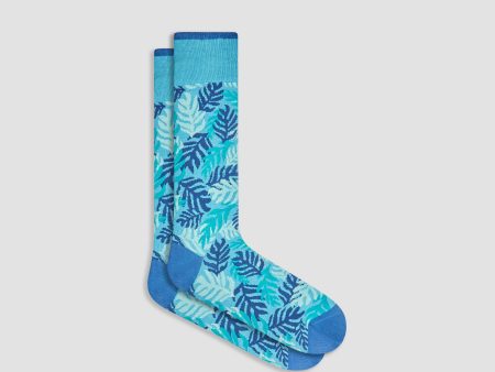 Leaves Mid-Calf Socks For Cheap