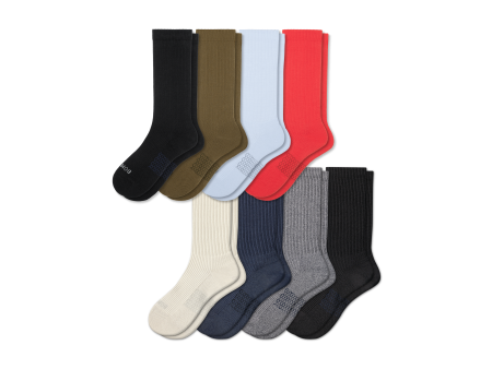 Women s Modern Rib Calf Sock 8-Pack Online now