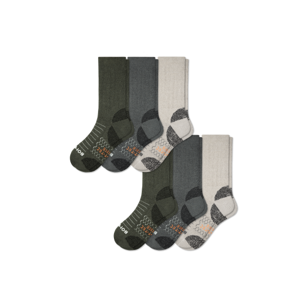 Men s Hiking Calf Sock 6-Pack Sale