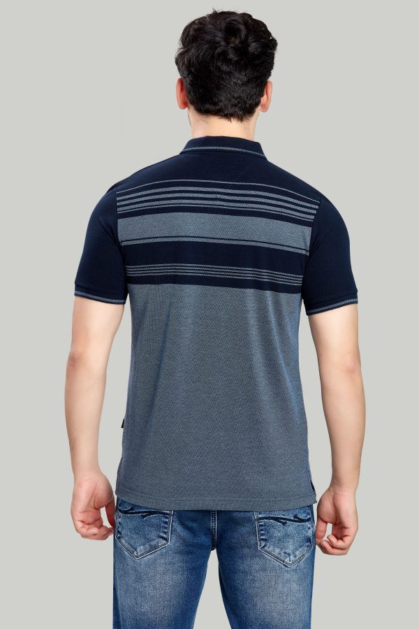 Bird eye Chest Stripe Polo Sale