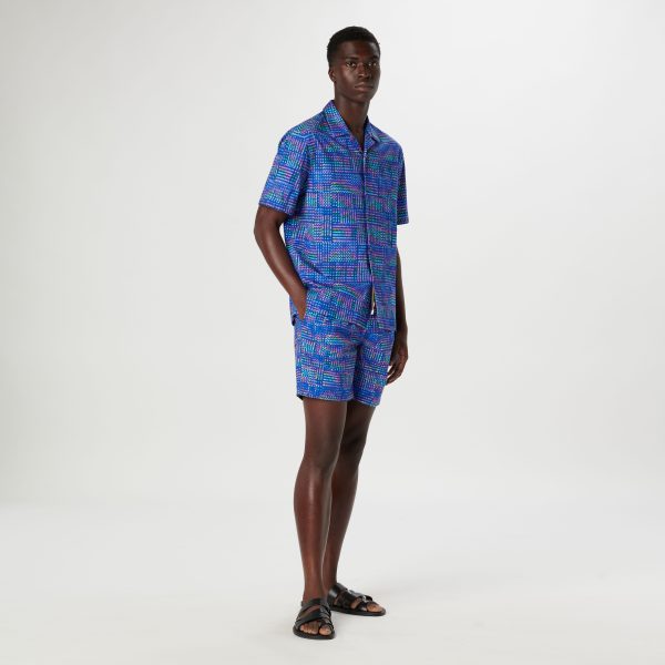 Cole Geometric OoohCotton Camp Shirt Sale