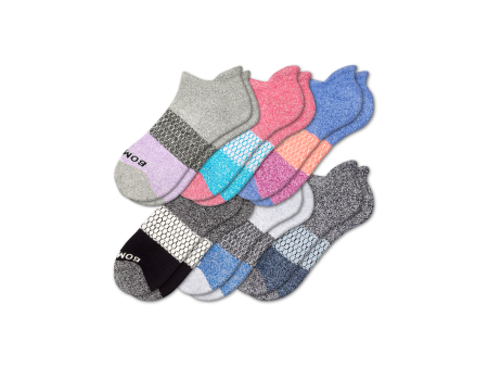 Women s Tri-Block Marl Ankle Sock 6-Pack Discount