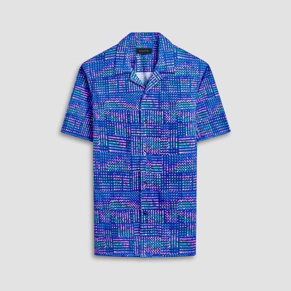 Cole Geometric OoohCotton Camp Shirt Sale