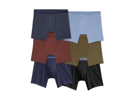 Men s Cotton Modal Blend Boxer Brief 6-Pack Sale