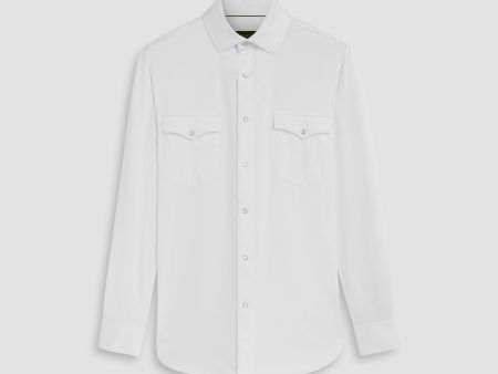 Bill Solid OoohCotton Western Shirt Fashion