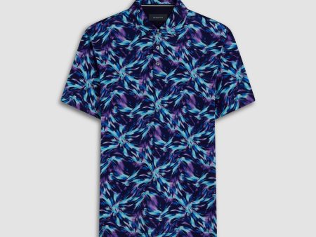 Hendrix Abstract Print Polo Shirt Discount