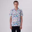 Jackson Paint Strokes Print Short Sleeve Shirt Online