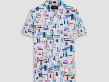 Jackson Paint Strokes Print Short Sleeve Shirt Online