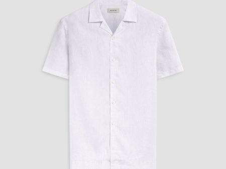 Jackson Solid Linen Camp Shirt Hot on Sale