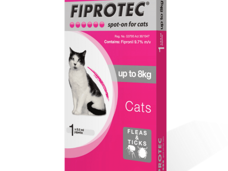 Fiprotec Cat 0-8kg (Pink) Supply